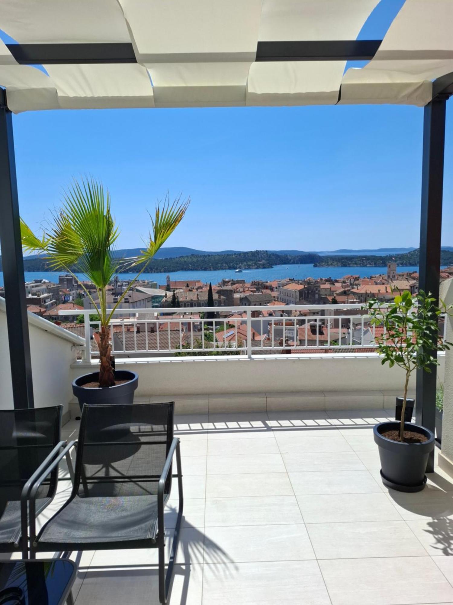 Carla Panorama Apartment Шибеник Экстерьер фото